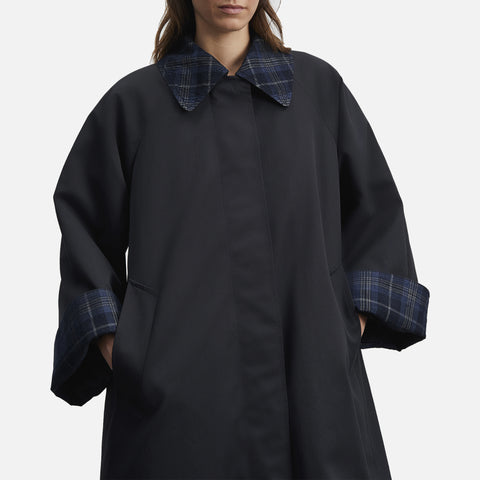 Gaby Coat Dark Navy