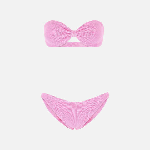 Jean Bikini Crinkle Bubblegum