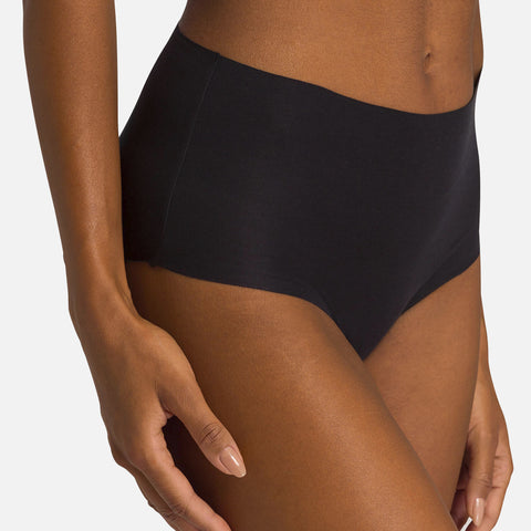 Maxi Briefs Invisible Cotton Black