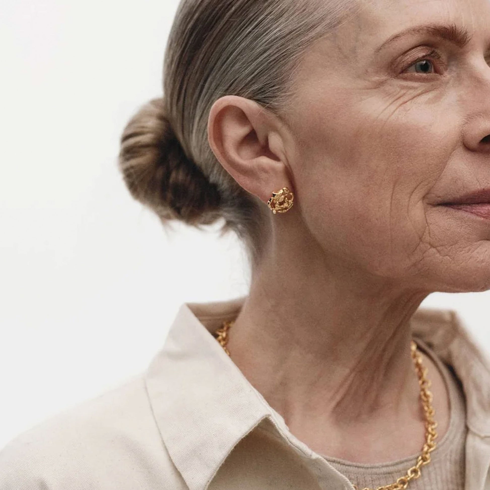 Ingeborg Earring Gold Plated