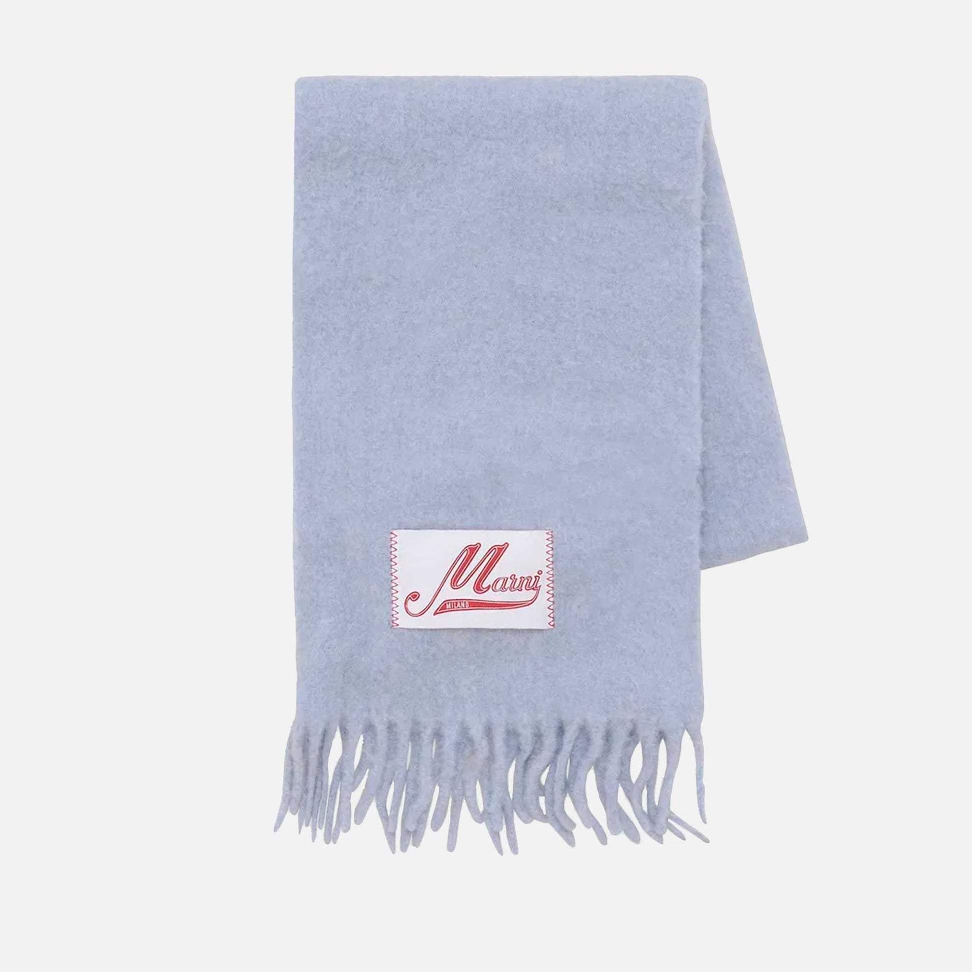 Scarf Iris Blue Melange