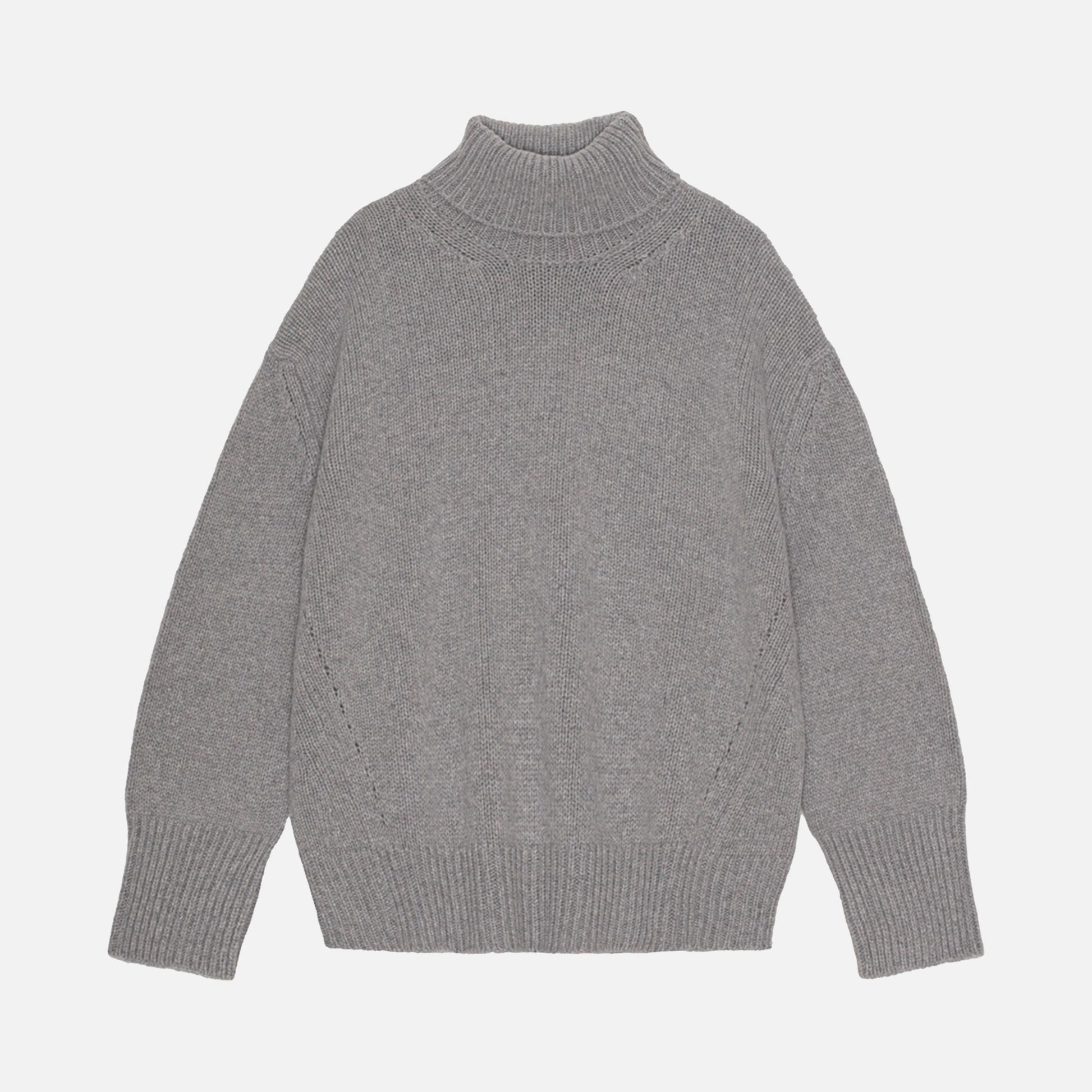 James Highneck Sweater Gray Melange