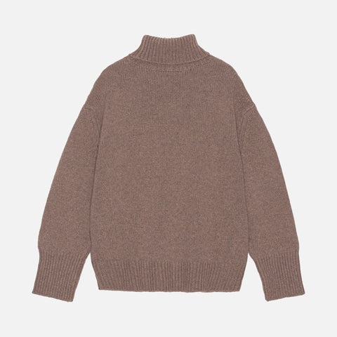 James Highneck Sweater Light Brown