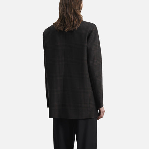 Joan Blazer Black/Brown Check
