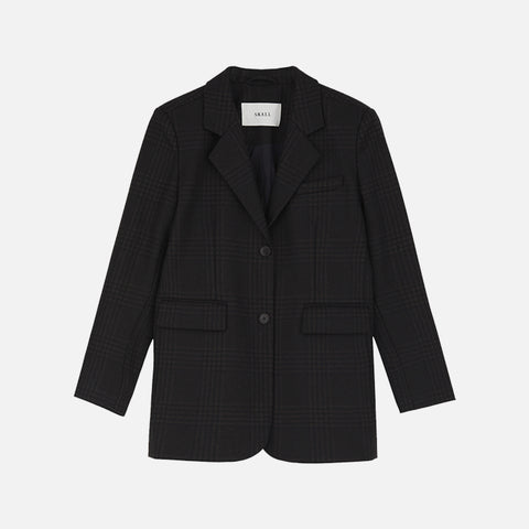 Joan Blazer Black/Brown Check