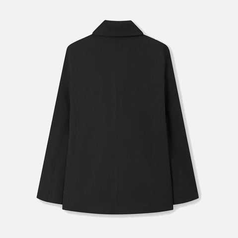 Josetta Crepe Georgette Blazer Black