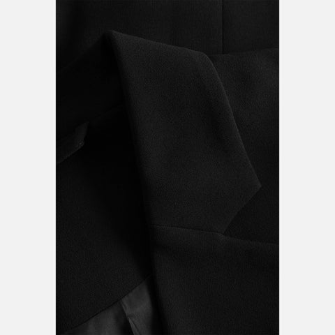 Josetta Crepe Georgette Blazer Black