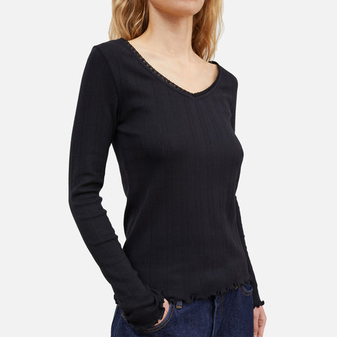 June V Blouse Black