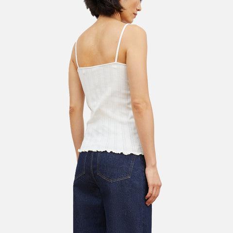 June Cami Top Ecru
