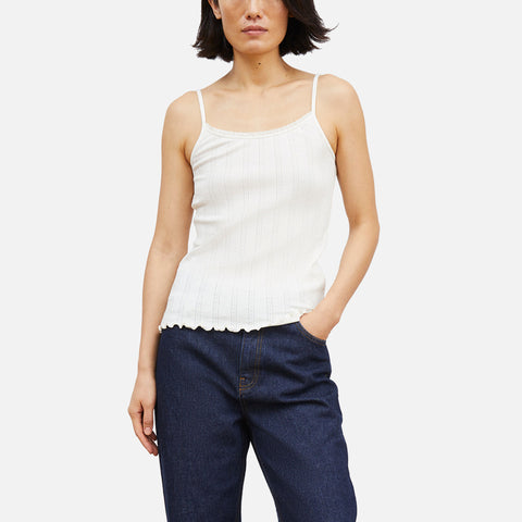 June Cami Top Ecru
