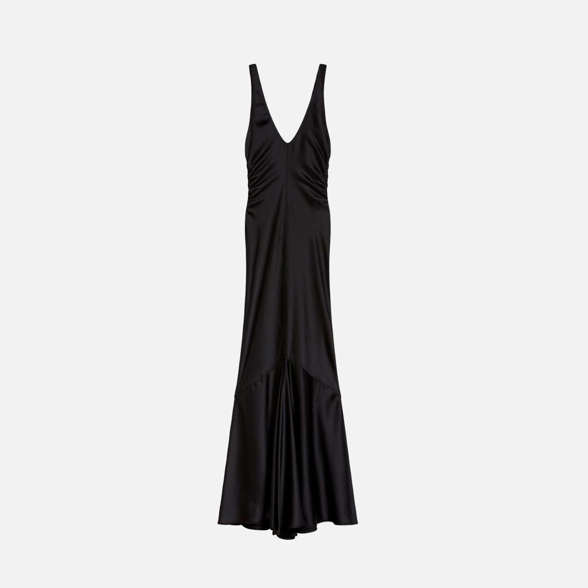 Katia Satin Dress Black