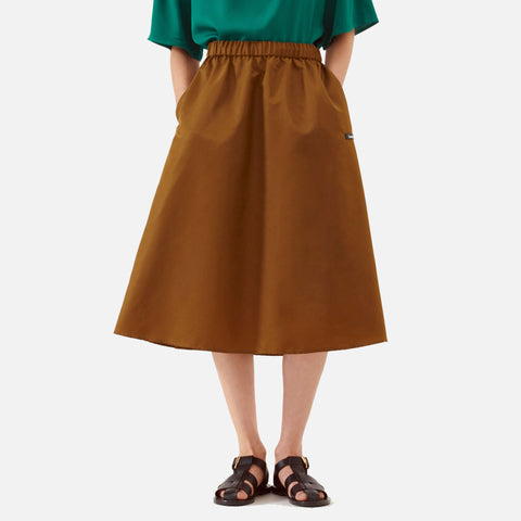 Lauren Tech Nylon Skirt Tapernade