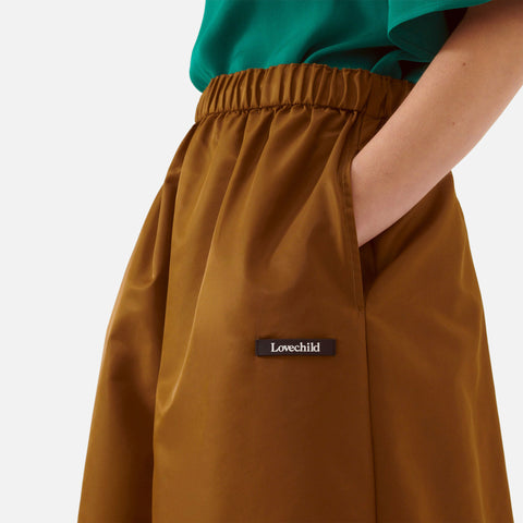 Lauren Tech Nylon Skirt Tapernade
