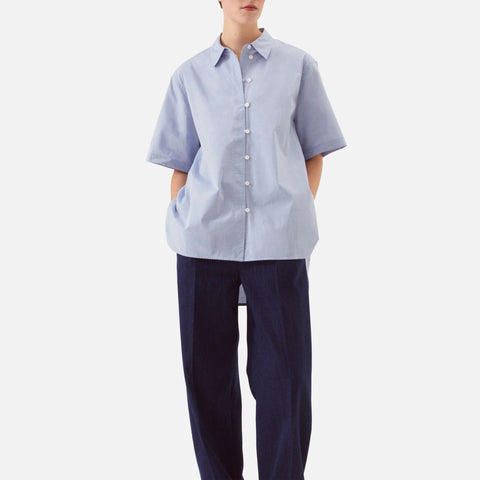 Laurette Cotton Shirting Shirt Celestial Blue