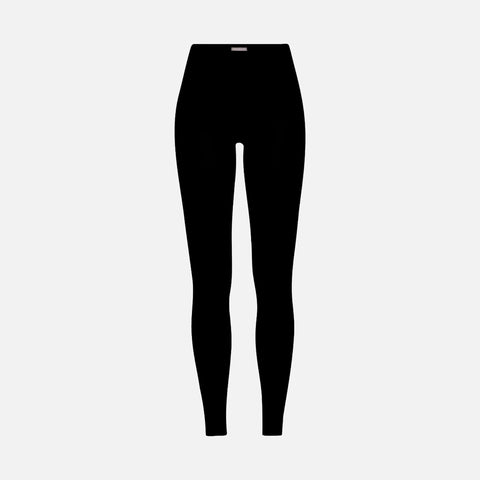 Leggings Woolen Silk Black