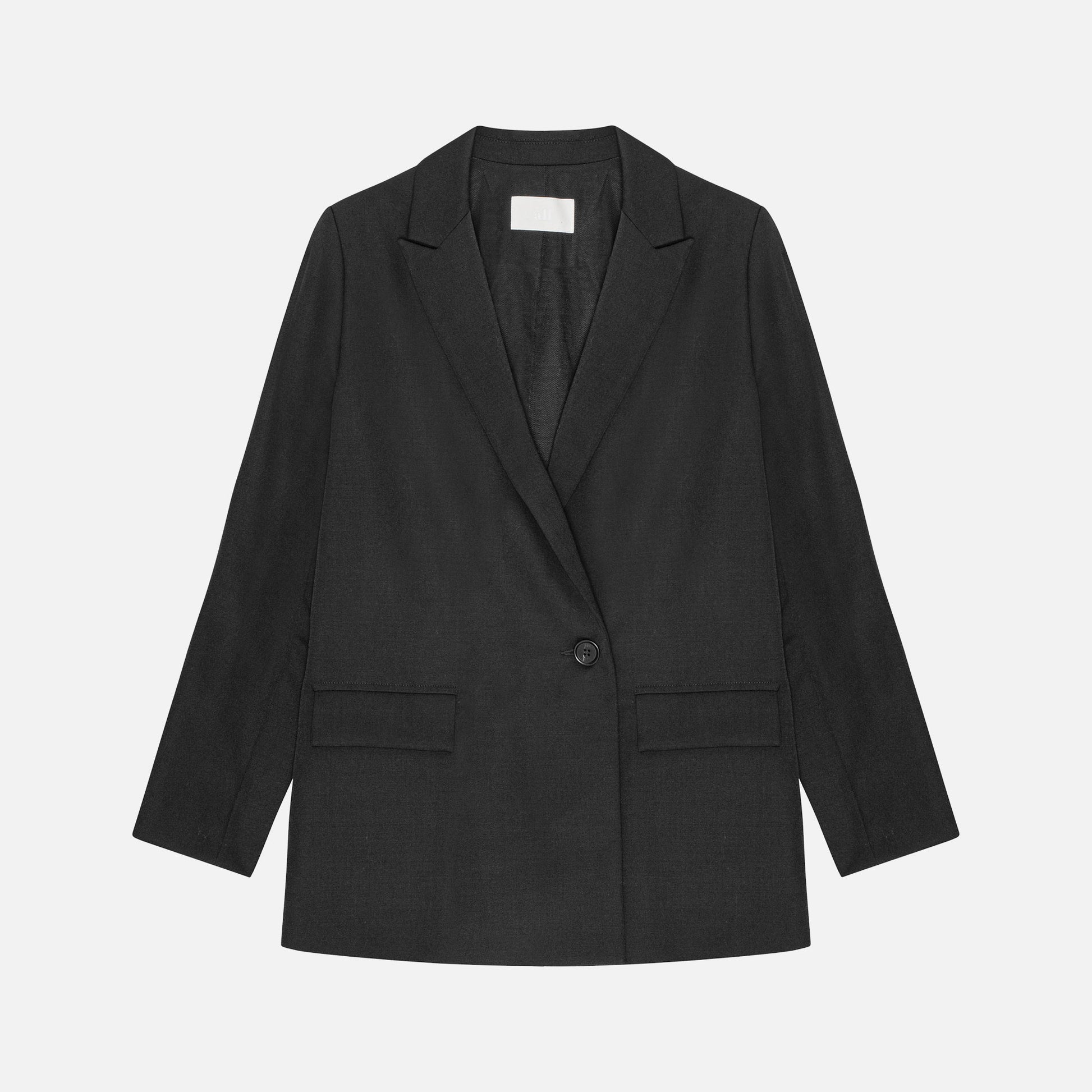 Leonardo Blazer Dobby Wool Black