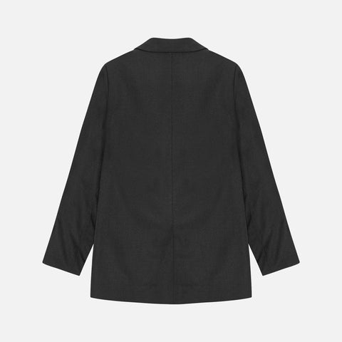 Leonardo Blazer Dobby Wool Black