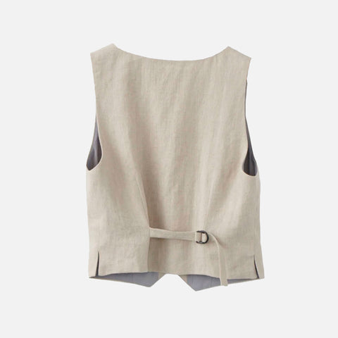 Linen Vest Nature