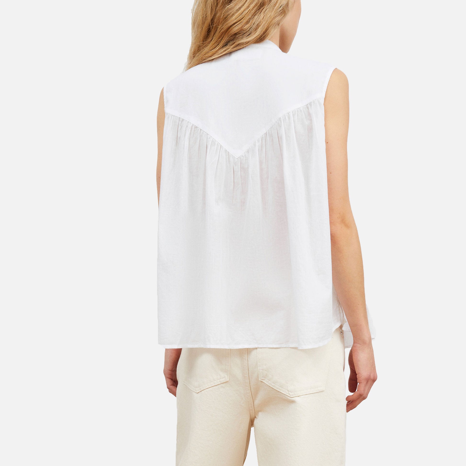 Louise Top Optic White