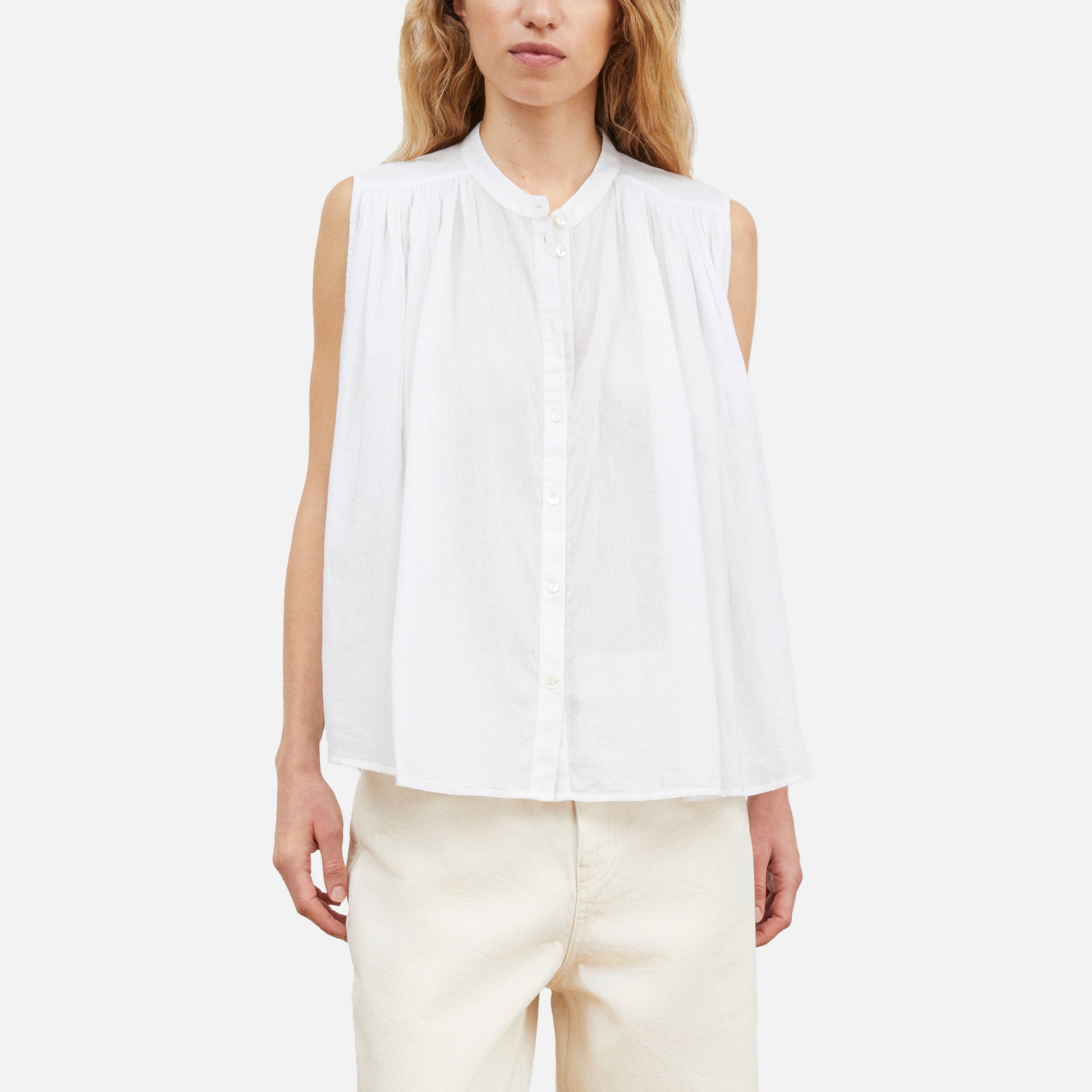 Louise Top Optic White