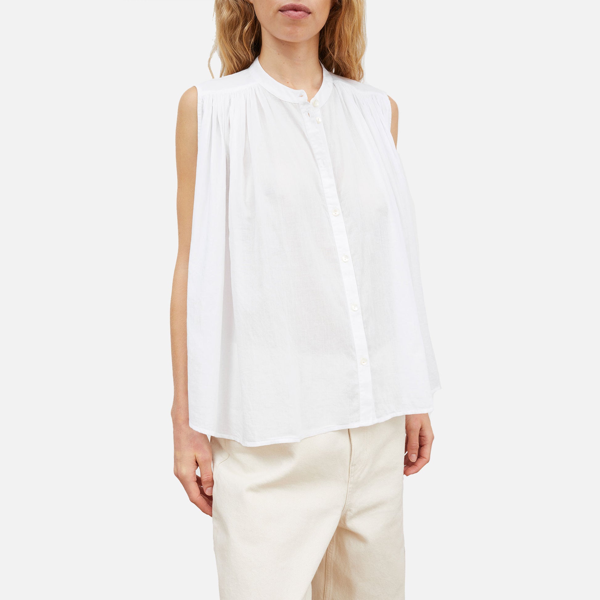 Louise Top Optic White