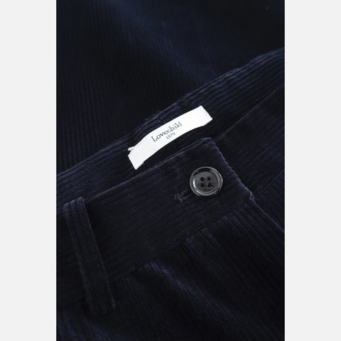 Lucas Corduroy Pants Dark Navy