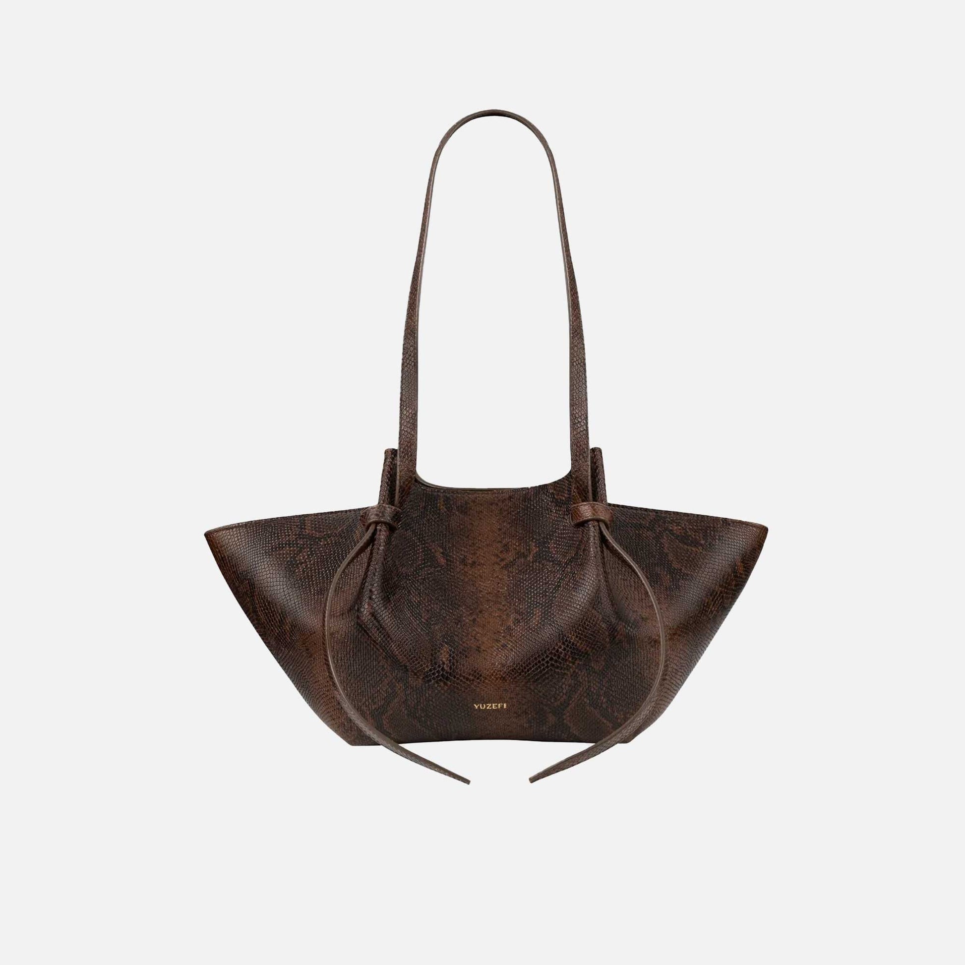Mochi Tote Bag Embossed Snake