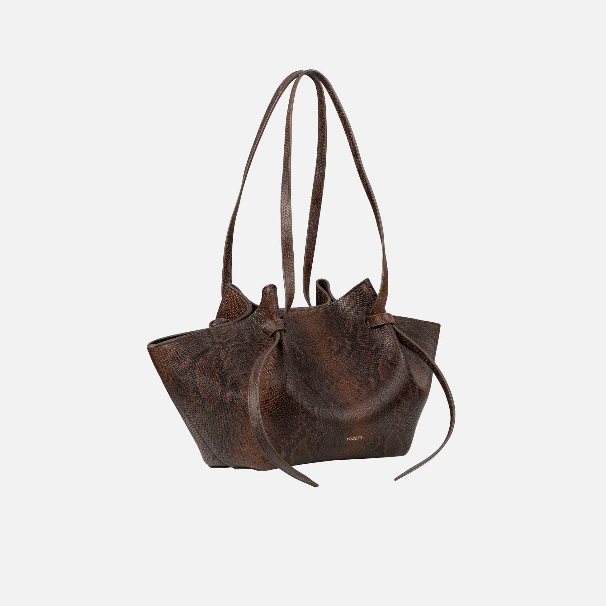 Mochi Tote Bag Embossed Snake