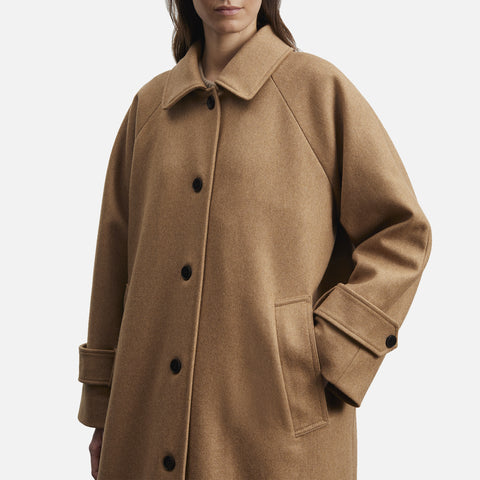 Macy Coat Dark Tan