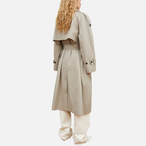 Mahsa Trenchcoat Stone Moss