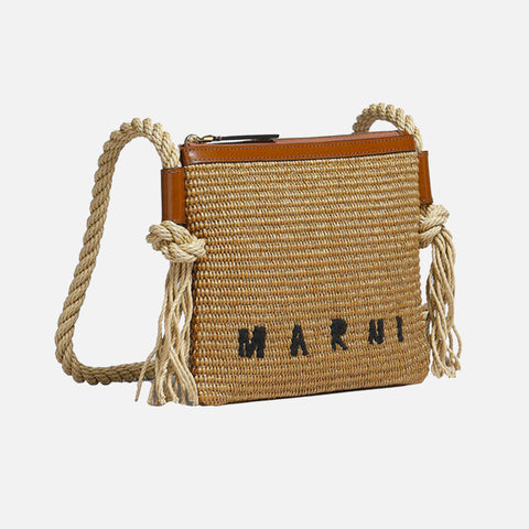 Marcel Zip Pochette Raw Sienna