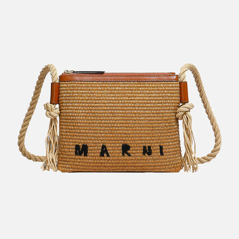 Marcel Zip Pochette Raw Sienna