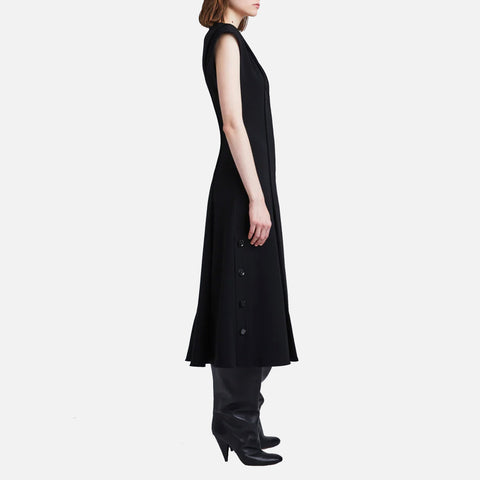 Julie Dress Matte Viscose Crepe Black