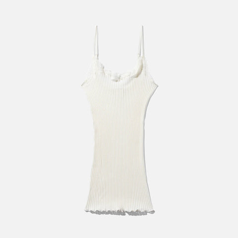 Maude Privé Spaghetti Strap Top Ecru