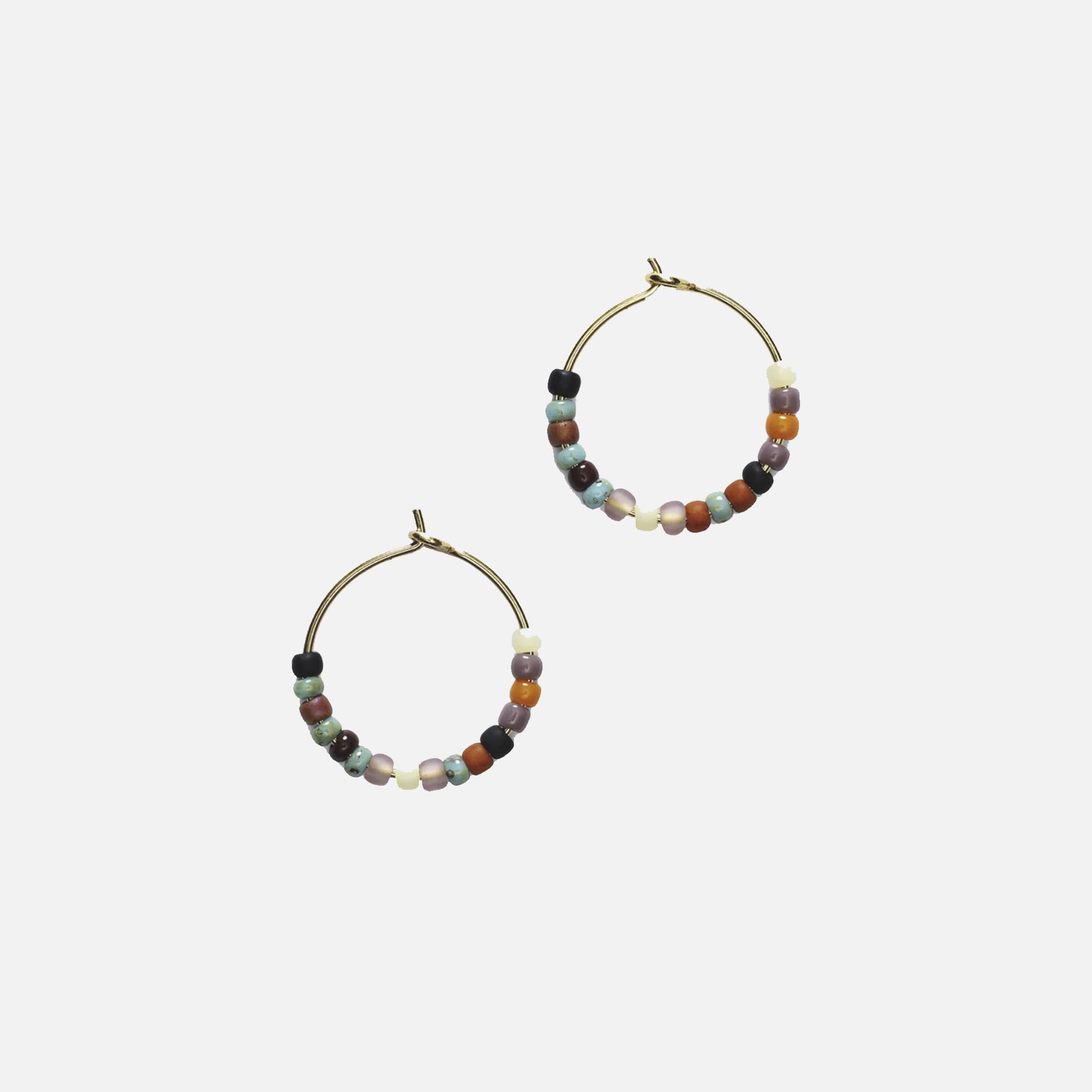 Maya Beach Hoop Gold