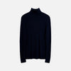 Merino Rib Turtle Neck Navy