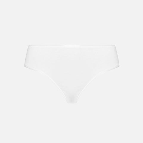 Midi Briefs Cotton Seamless White