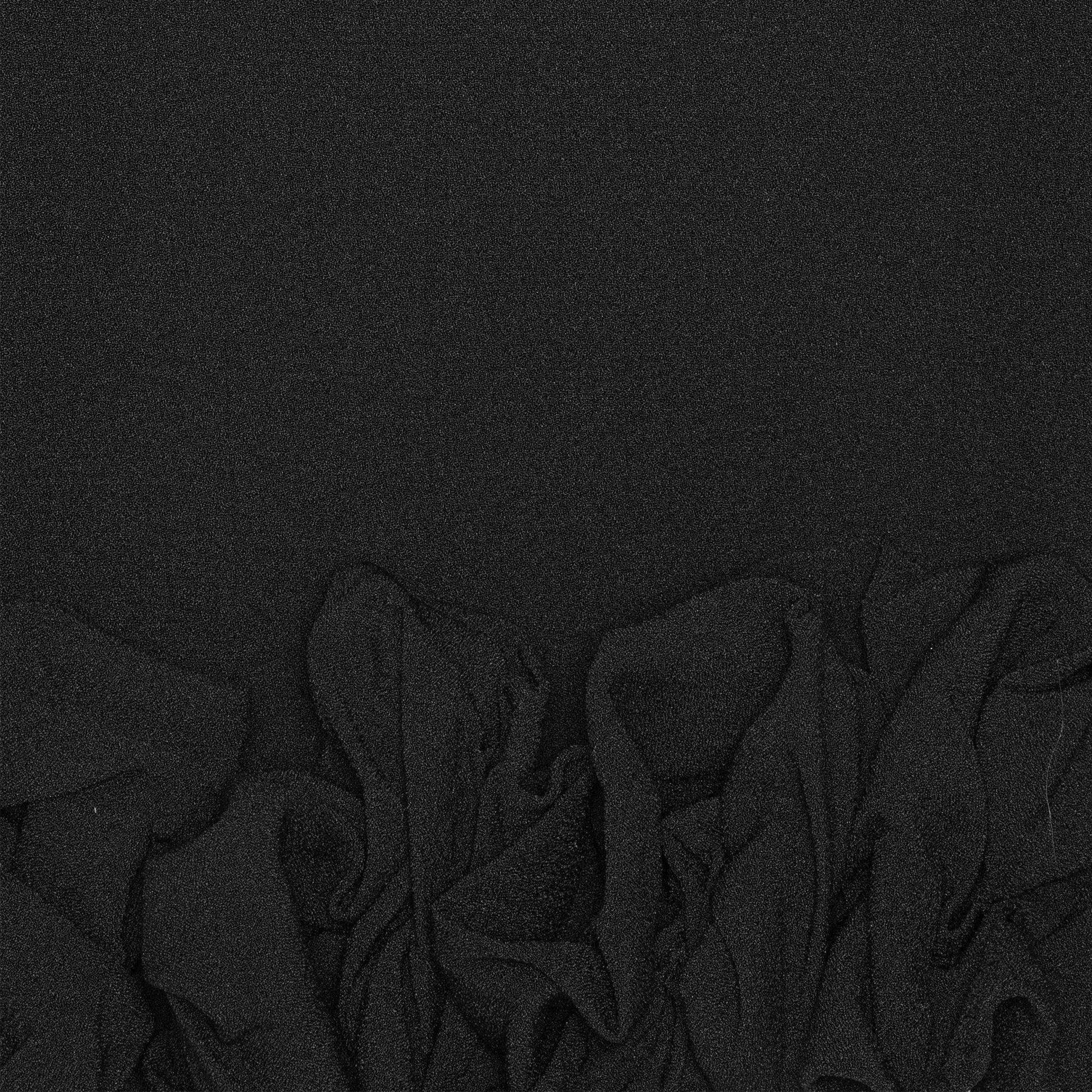 Crepe Mini Skirt Black