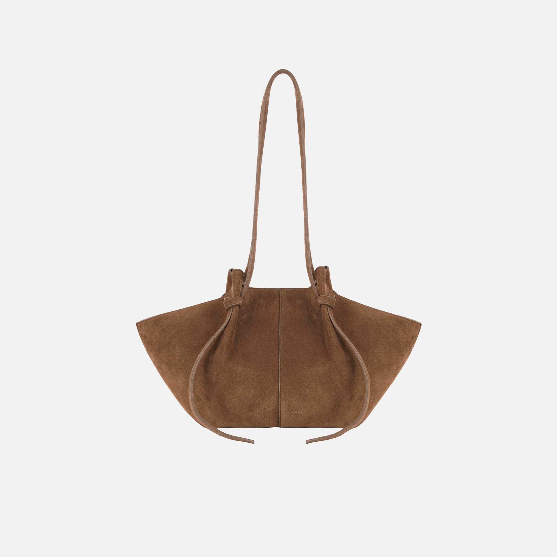Mochi Tote Bag Suede Cognac