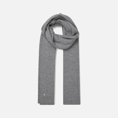 Original Rib Scarf Heather Grey