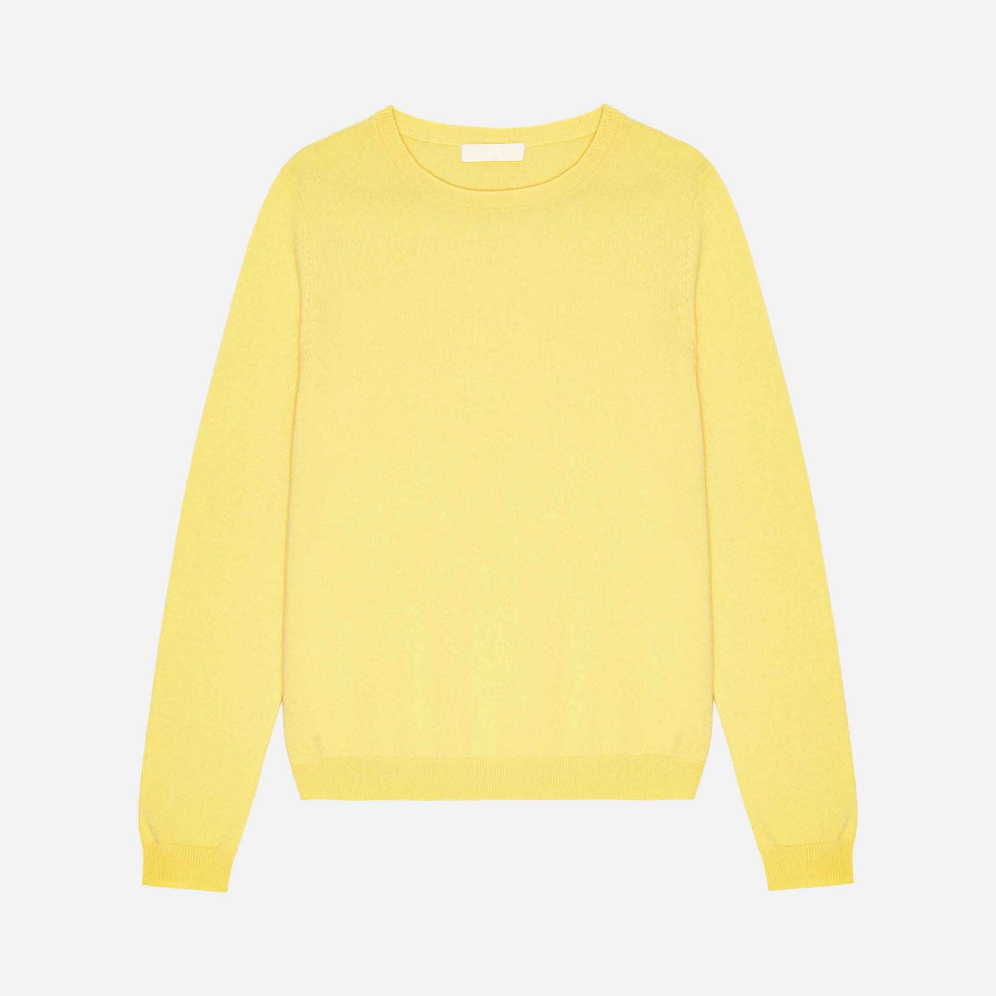Owen Cashmere Roundneck Light Yellow