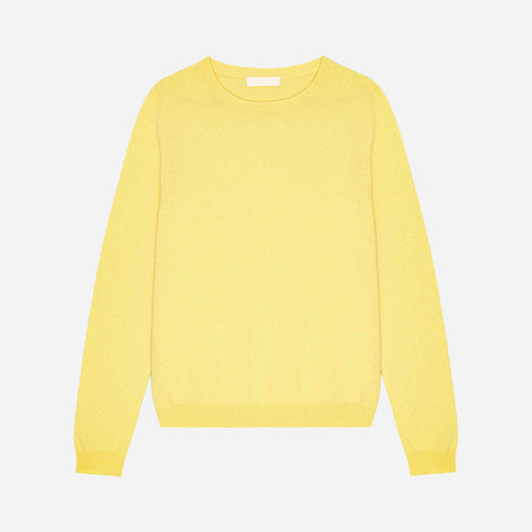 Owen Cashmere Roundneck Light Yellow