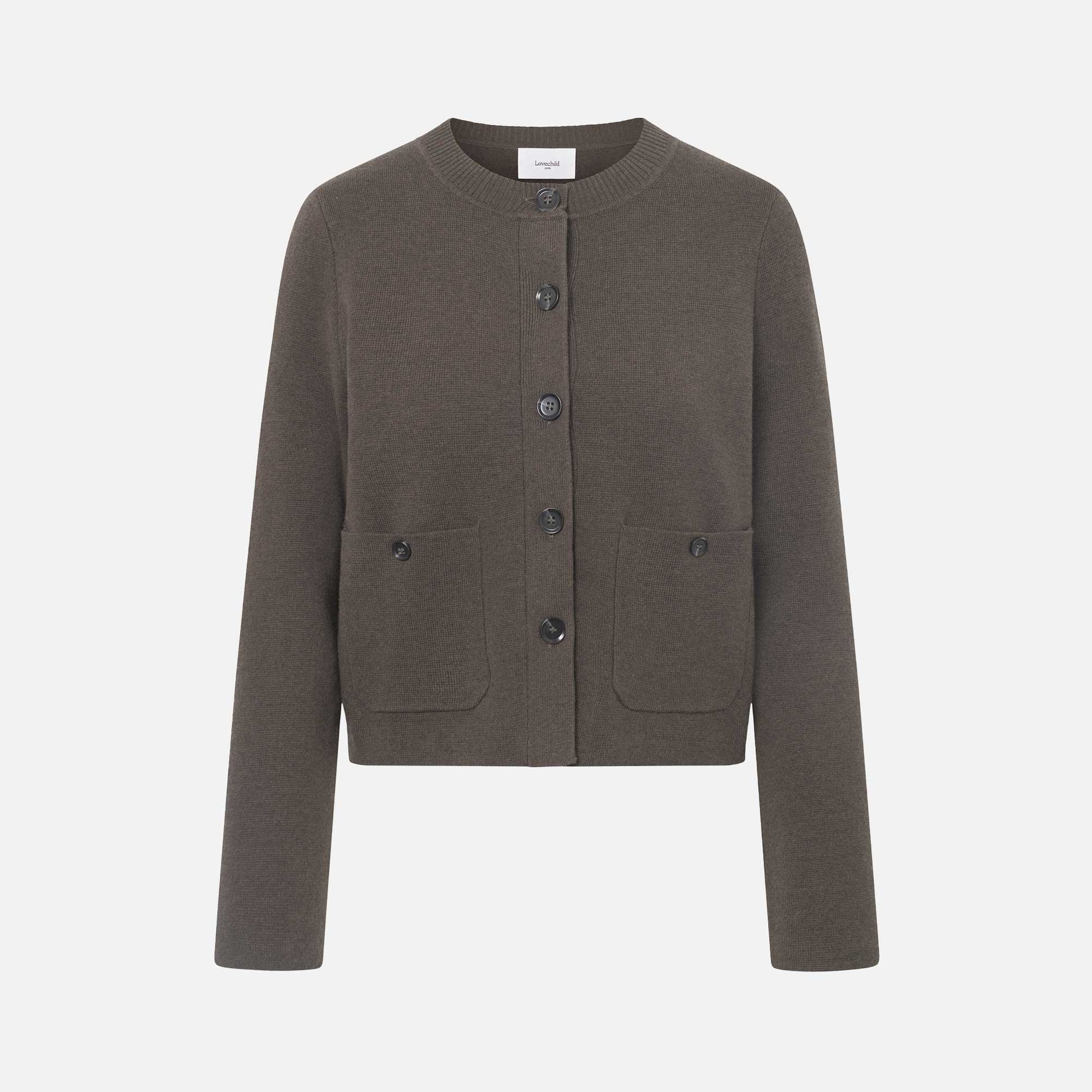 Paloma Cardigan Army Melange