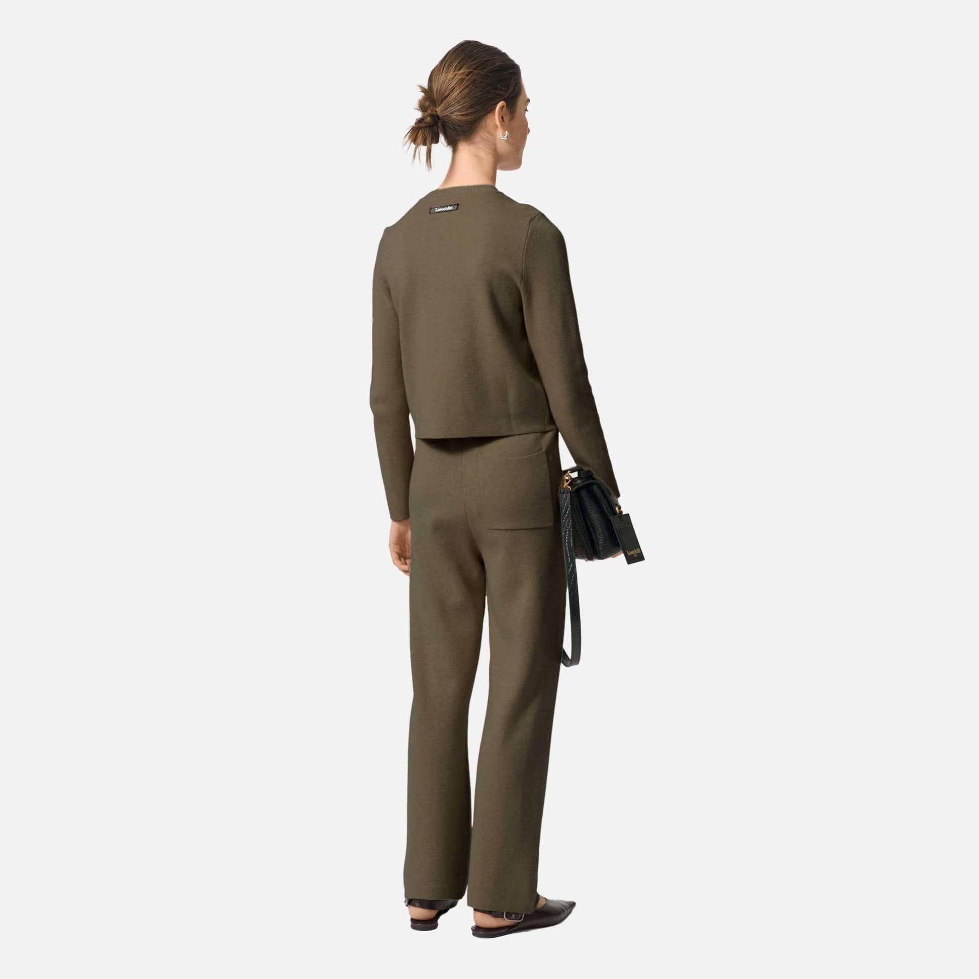 Paloma Cardigan Army Melange