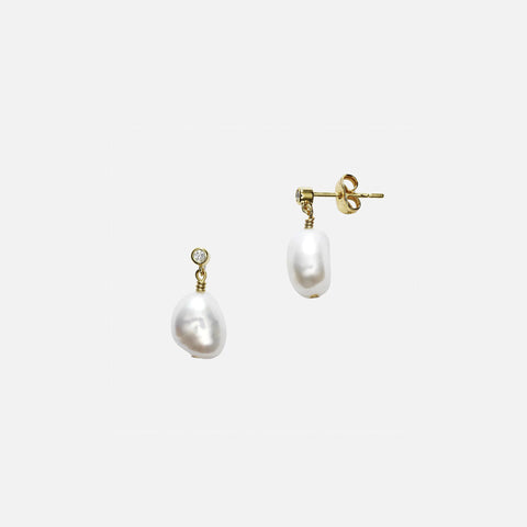 Pearly Earrings Gold