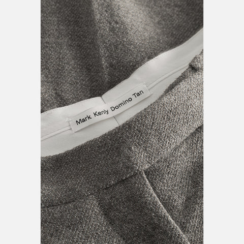 Pemma Wool Twill Melange Warm Grey