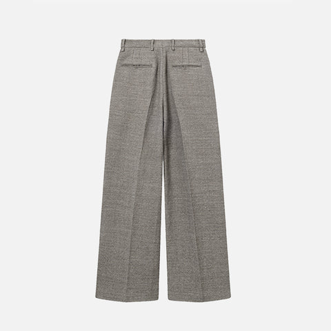 Pemma Wool Twill Melange Warm Grey