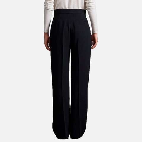 Petra Crepe Georgette Pants Black