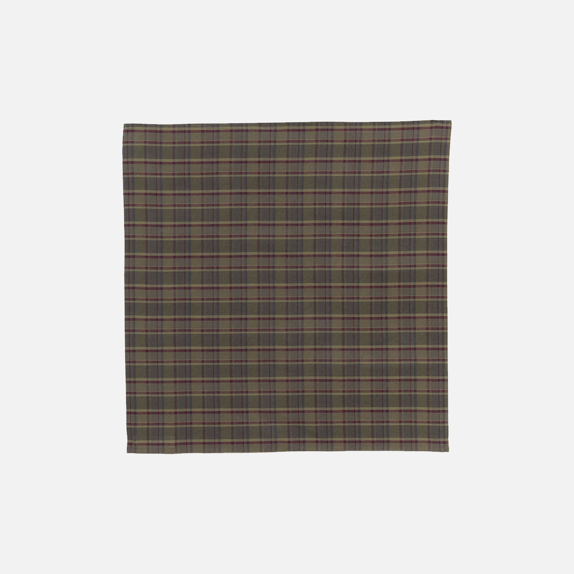 Plui Scarf Green/Red Check