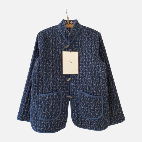 Quilt Jacket Calico Blue